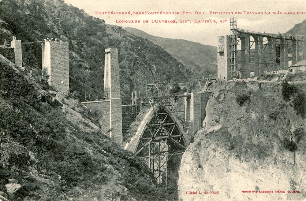 Construcció del Pont Séjournée
